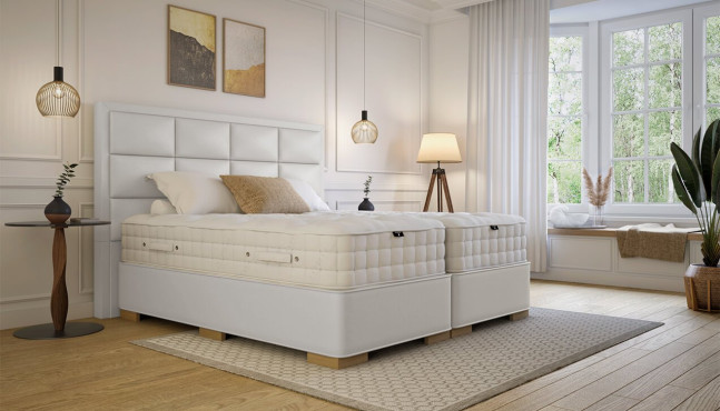 Boxspringbett Hamlet in Adore Beige