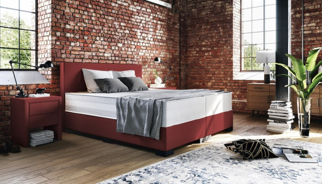 Boxspringbett Oskar in Mine Dolphin