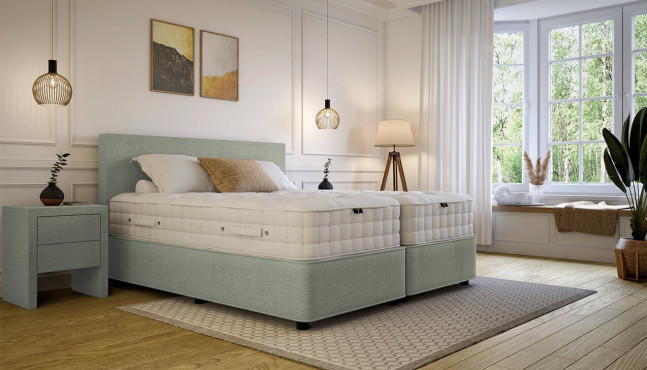 Boxspringbett Hamlet in Adore Beige
