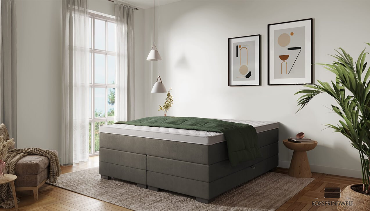 Bett ohne Kopfteil, ideal für Dachschrägen 