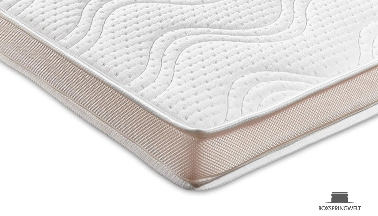 Bezug mit umlaufendem 3D-Klimaband und Kedernaht