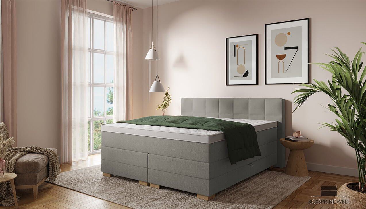 In Textilbezug Amber Grau