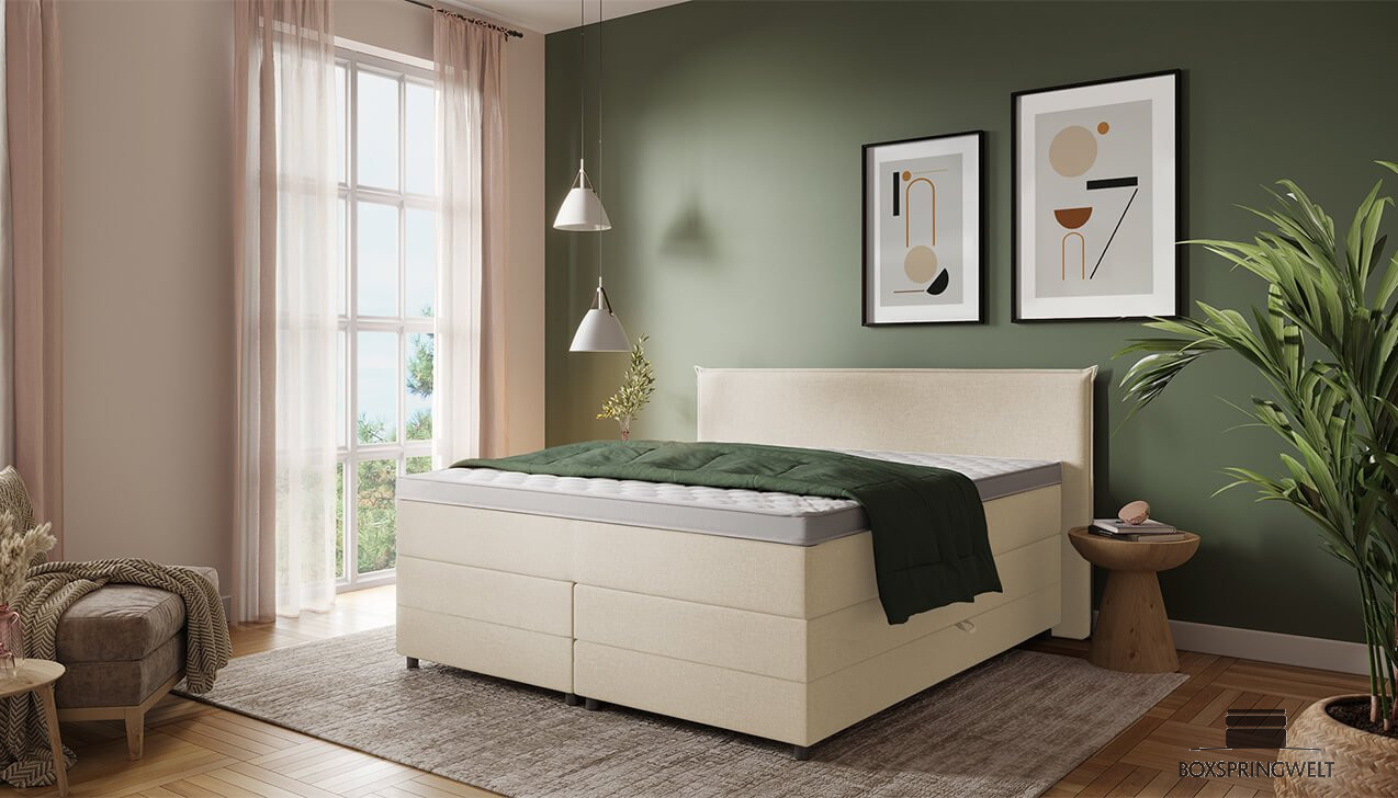 In Textilbezug Jade Creme