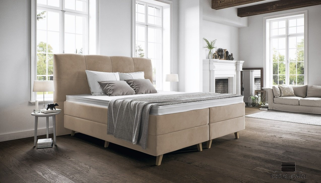 Boxspringbett Paula in Adore Liver   