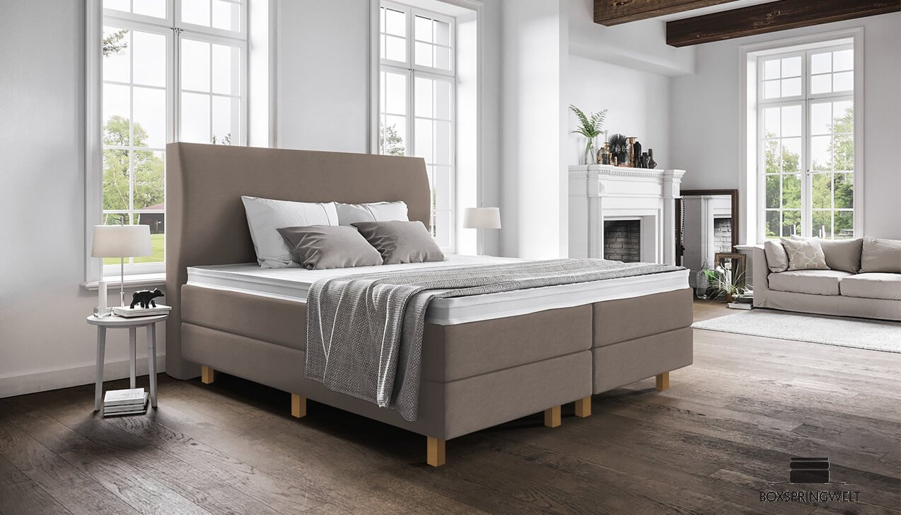 Boxspringbett Paula in Mine Liver