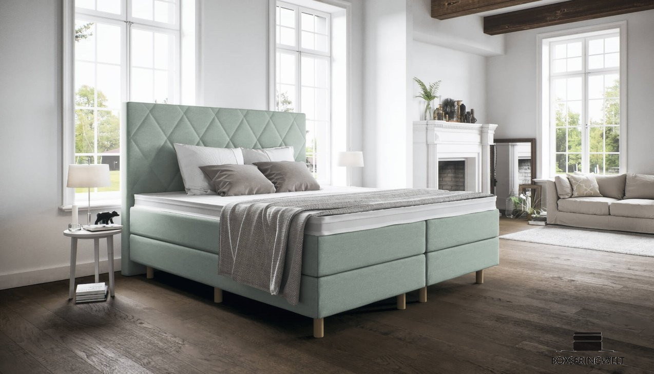 Boxspringbett Paula in Luca Minze