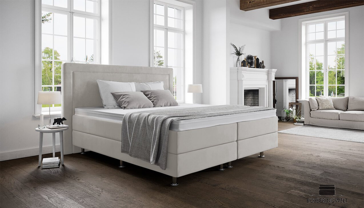Boxspringbett Paula in Challenger Shell