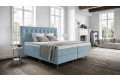 Boxspringbett Paula in Board Hellblau